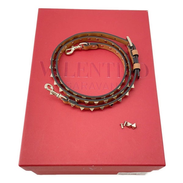 ヴァレンティノ・ガラヴァーニ ハンドバッグ ロックスタッズ バケットバッグ ラフィア レザー 4W2P0W31MZI 2way