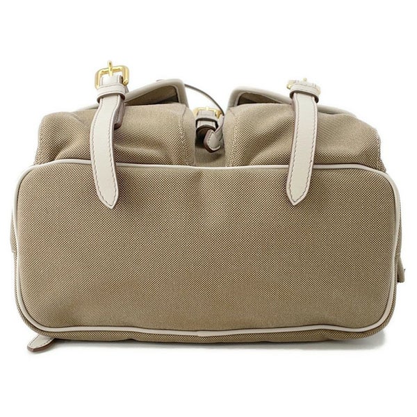 プラダ リュック ロゴ ジャカード バックパック キャンバス 1BZ006 PRADA バッグ リュックサック