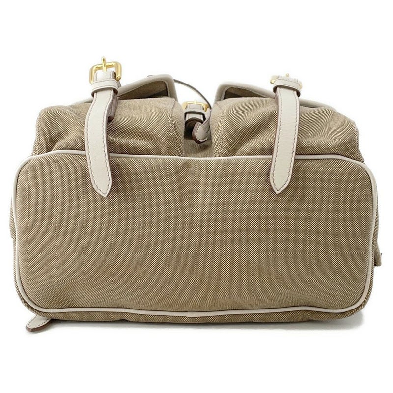 プラダ リュック ロゴ ジャカード バックパック キャンバス 1BZ006 PRADA バッグ リュックサック