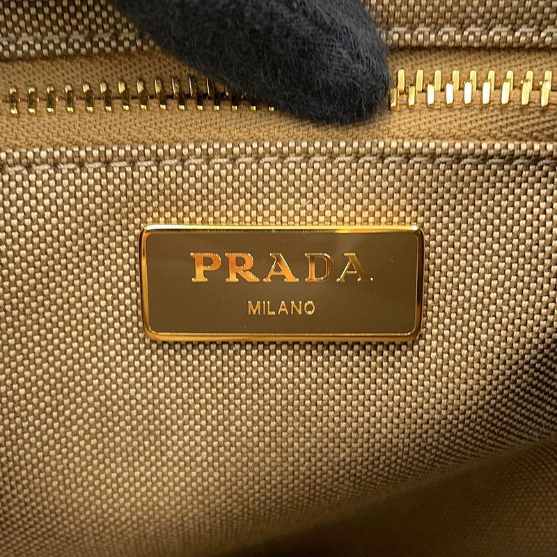 プラダ リュック ロゴ ジャカード バックパック キャンバス 1BZ006 PRADA バッグ リュックサック