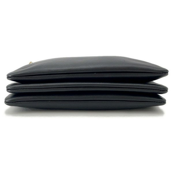 セリーヌ ショルダーバッグ トリオ ラージ ラムスキン 171453 CELINE 黒