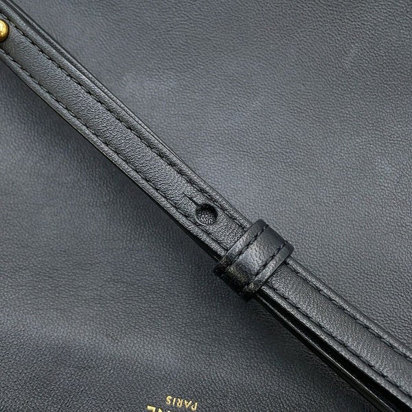 セリーヌ ショルダーバッグ トリオ ラージ ラムスキン 171453 CELINE 黒