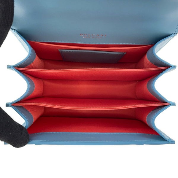 ブルガリ チェーンショルダーバッグ セルペンティフォーエバー レザー BVLGARI 2wayショルダー