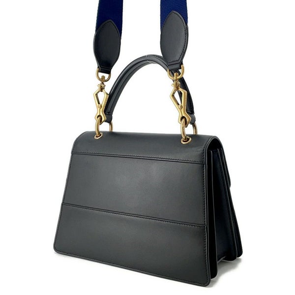 グッチ ハンドバッグ クイーンマーガレット レザー 476541 GUCCI 2wayショルダー 黒