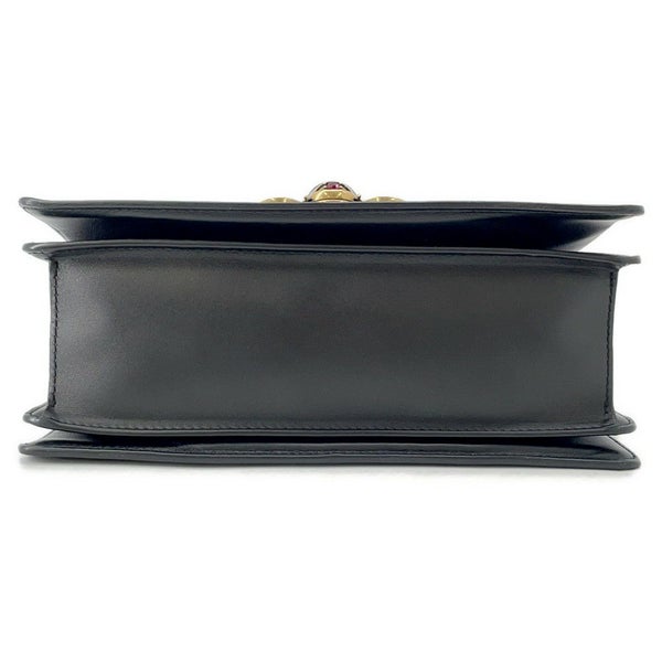 グッチ ハンドバッグ クイーンマーガレット レザー 476541 GUCCI 2wayショルダー 黒