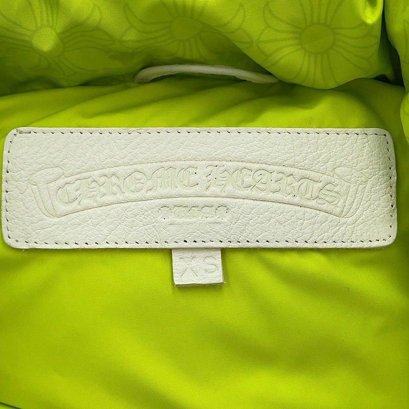 クロムハーツ ダウンジャケット STIFF CHプラス クロップド丈 ポリエステル レディースサイズXS CHROME HEARTS