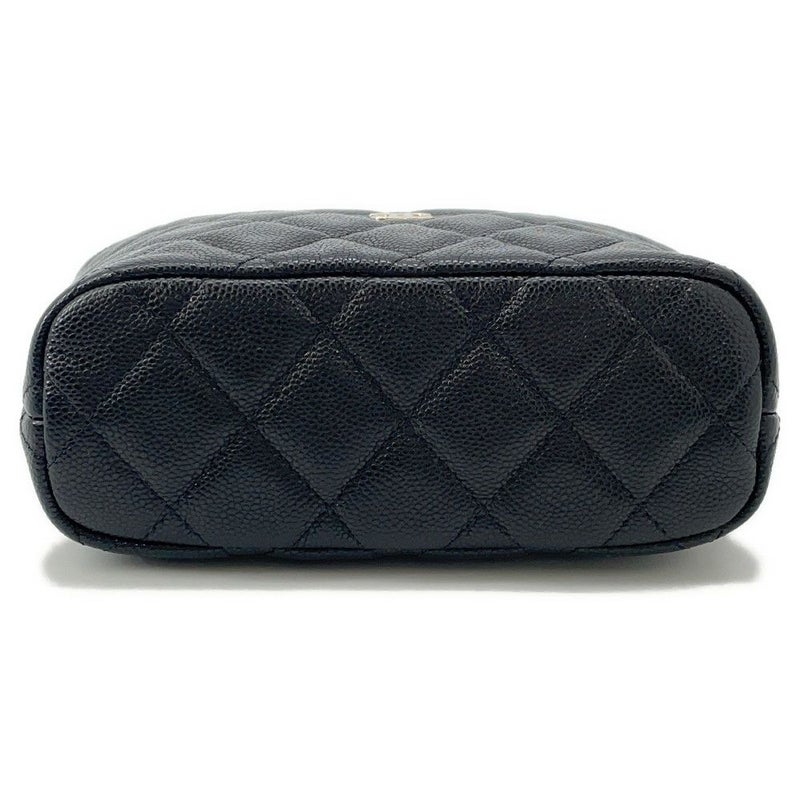 シャネル ハンドバッグ マトラッセ ココマーク チェーンホーボーバッグ キャビアスキン AP4386 CHANEL 2way 黒