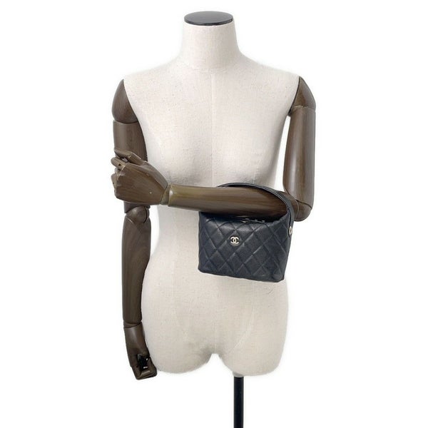 シャネル ハンドバッグ マトラッセ ココマーク チェーンホーボーバッグ キャビアスキン AP4386 CHANEL 2way 黒