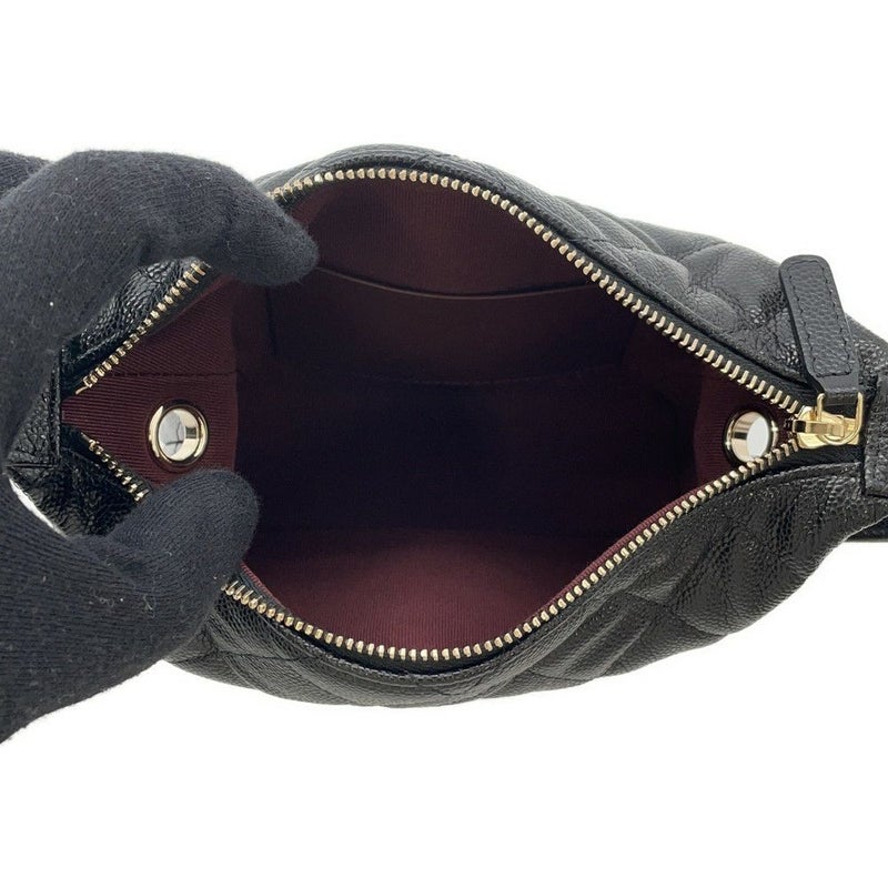 シャネル ハンドバッグ マトラッセ ココマーク チェーンホーボーバッグ キャビアスキン AP4386 CHANEL 2way 黒