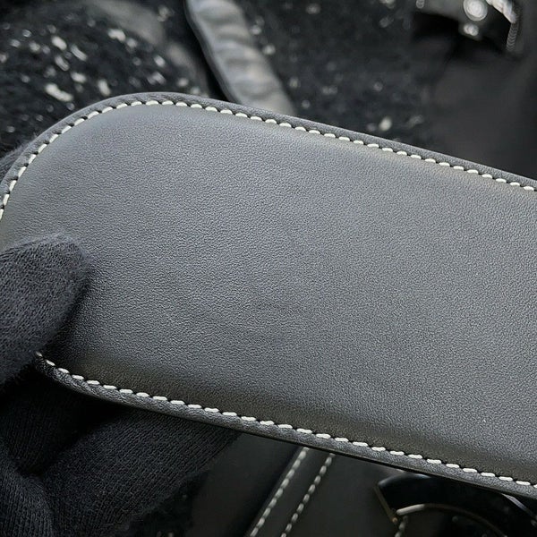 シャネル コート ツイード レディースサイズ38 P57222 CHANEL アウター 黒