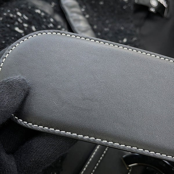 シャネル コート ツイード レディースサイズ38 P57222 CHANEL アウター 黒
