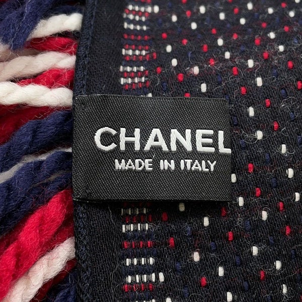 シャネル マフラー ココマーク ロゴ ウール シルク CHANEL ストール
