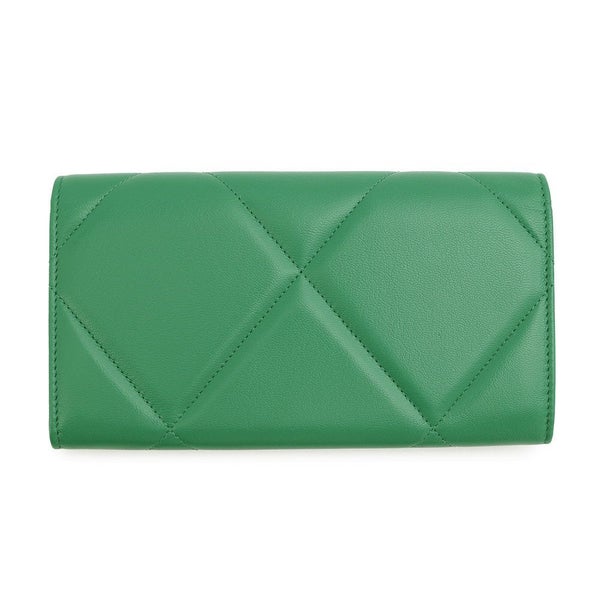 シャネル 二つ折り財布 ココマーク CHANEL19 フラップウォレット ミディアム ラムスキン AP0953 CHANEL 財布