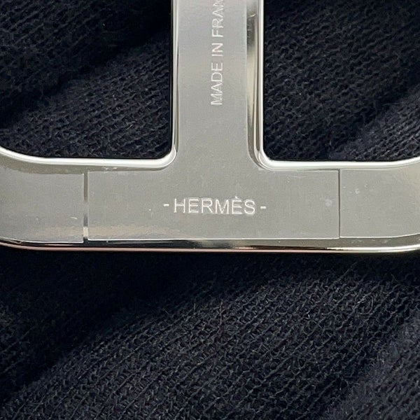 エルメス ブローチ シェーヌダンクル オレンジミニアン/シルバー金具 エプソン HERMES アクセサリー