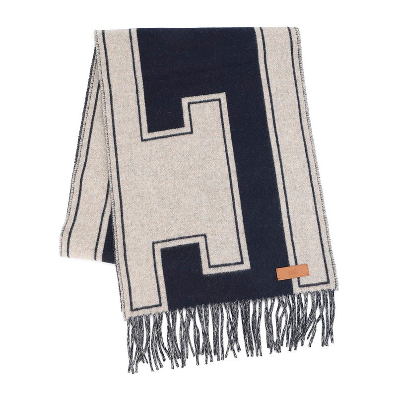 エルメス マフラー クレ・ドゥ・H カシミヤ HERMES ストール