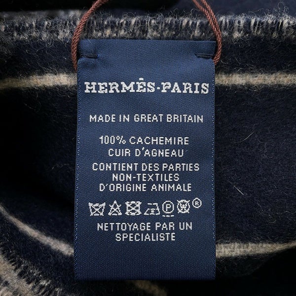 エルメス マフラー クレ・ドゥ・H カシミヤ HERMES ストール
