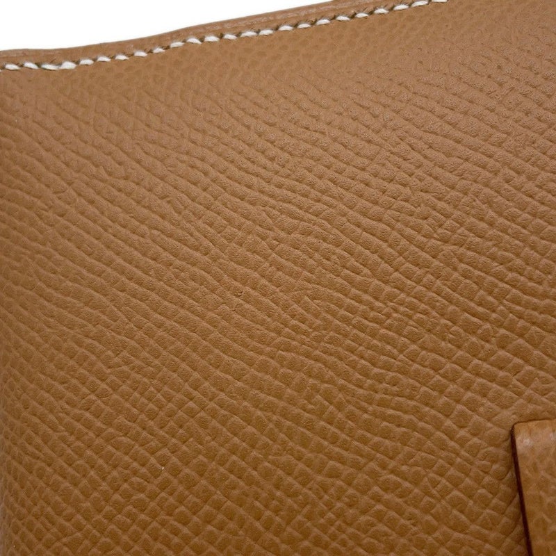 エルメス 二つ折り財布 ベアンコンパクト ゴールド/シルバー金具 エプソン W刻印 財布