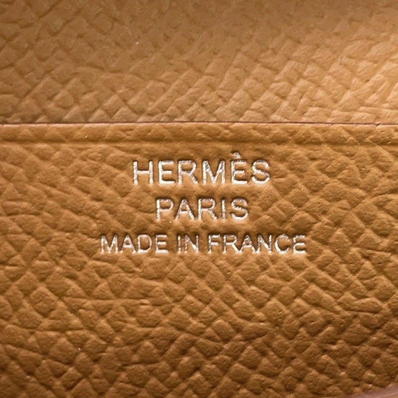 エルメス 二つ折り財布 ベアンコンパクト ゴールド/シルバー金具 エプソン W刻印 財布