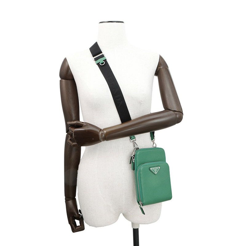 プラダ ショルダーバッグ トライアングル スマホショルダー サフィアーノ 2ZH126 PRADA