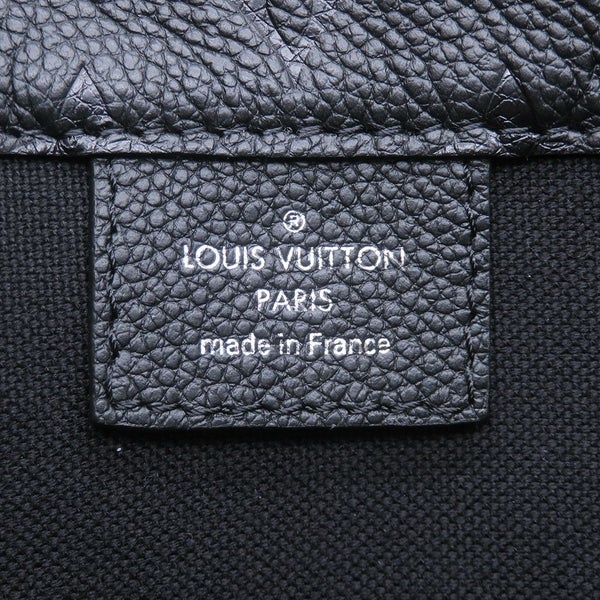 ルイヴィトン トートバッグ モノグラム・アンプラント ウィズ ホールズ PM M45887 コムデギャルソン 川久保玲 コラボ 黒 ブラック