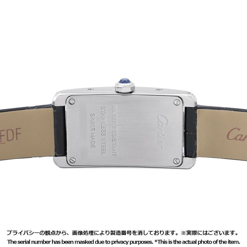 カルティエ タンク アメリカン ウォッチ SM WSTA0082 クォーツ Cartier 腕時計 シルバー文字盤
