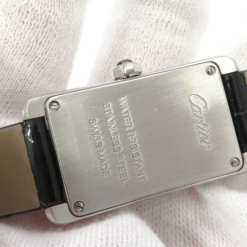 カルティエ タンク アメリカン ウォッチ SM WSTA0082 クォーツ Cartier 腕時計 シルバー文字盤