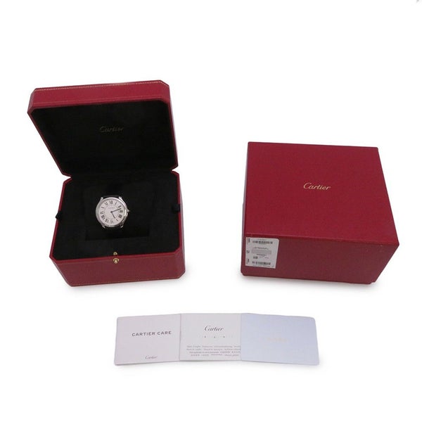 カルティエ ロンド マスト WSRN0031 Cartier クォーツ 腕時計 ウォッチ シルバー文字盤
