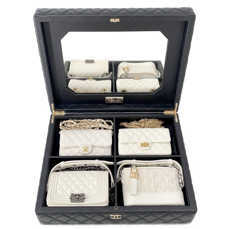 シャネル バッグセット ココマーク マトラッセ サクセスストーリー バッグ4点セット AS1949 CHANEL 黒 白