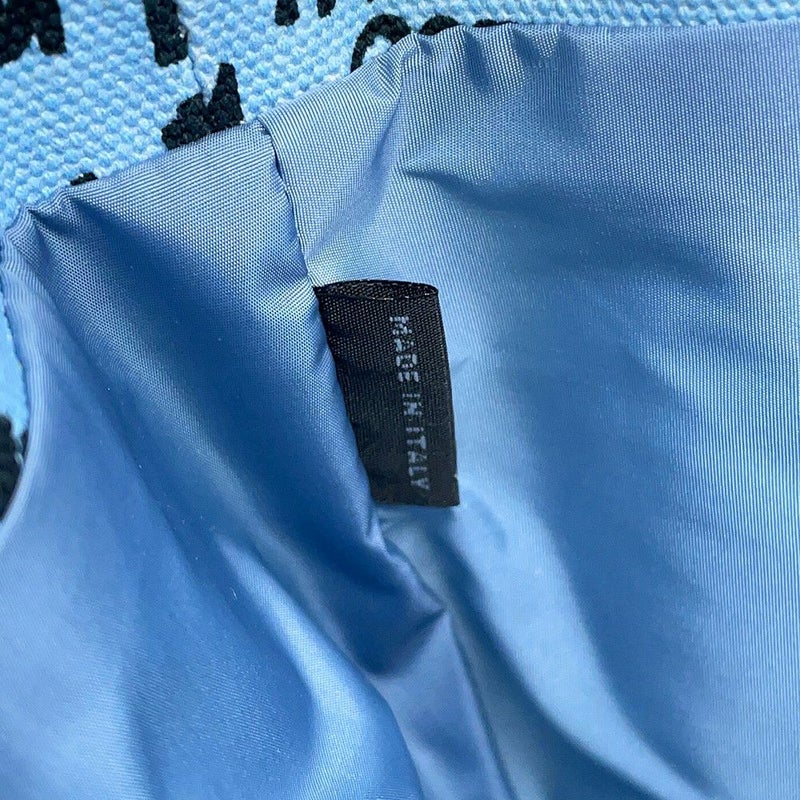 ミュウミュウ ハンドバッグ 巾着バッグ ロゴ キャンバス 5RM008 Miu Miu ツバメ