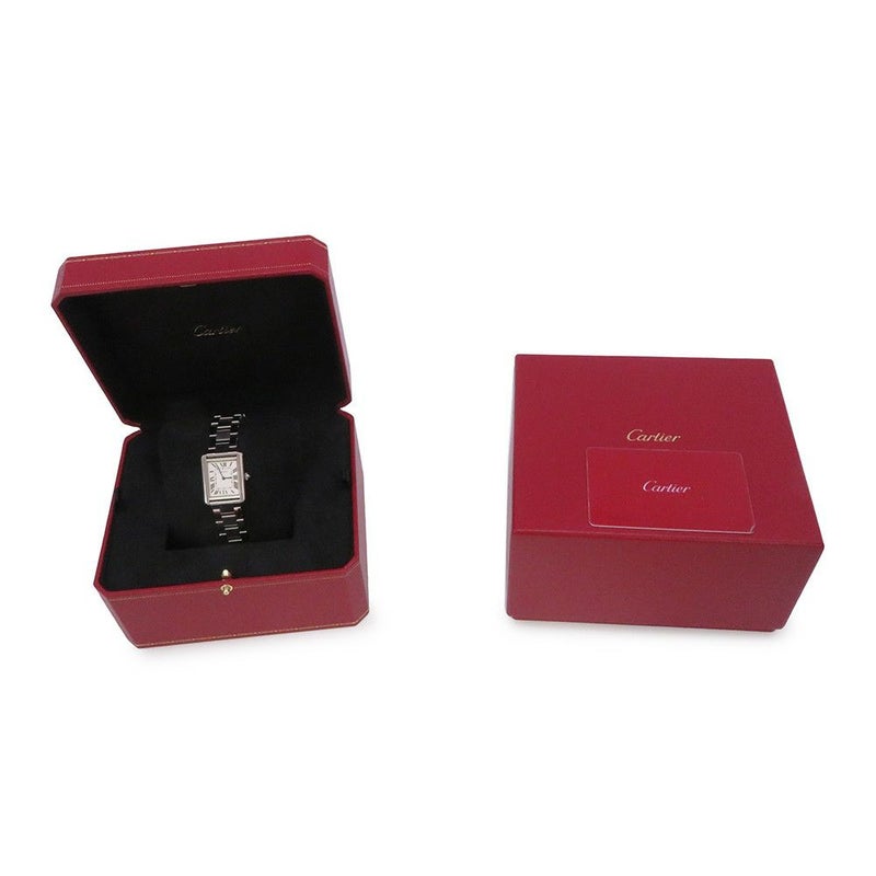カルティエ タンクソロ SM W5200013 Cartier 腕時計 シルバー文字盤