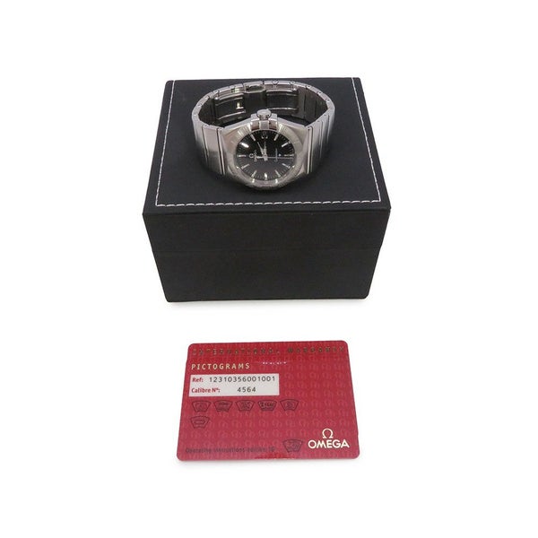 オメガ コンステレーション 123.10.35.60.01.001 OMEGA 腕時計 黒文字盤 クォーツ