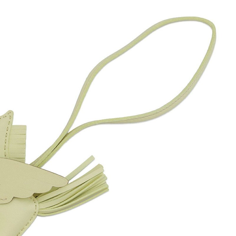 エルメス バッグチャーム ロデオPM ペガサス ジョーヌミルトン ラムスキン W刻印