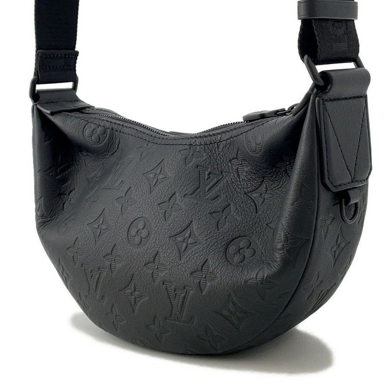 ルイヴィトン ショルダーバッグ モノグラム・シャドウ ハンモックバッグ M12510 LOUIS VUITTON ヴィトン バッグ 黒 ブラック