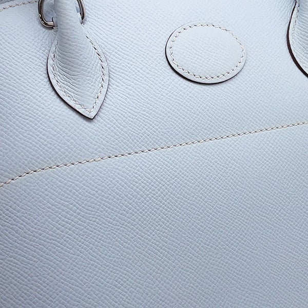 エルメス ハンドバッグ ボリード27 ブルーブリュム/シルバー金具 エプソン Y刻印 2wayショルダー
