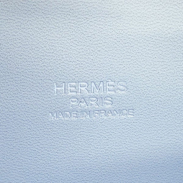 エルメス ハンドバッグ ボリード27 ブルーブリュム/シルバー金具 エプソン Y刻印 2wayショルダー