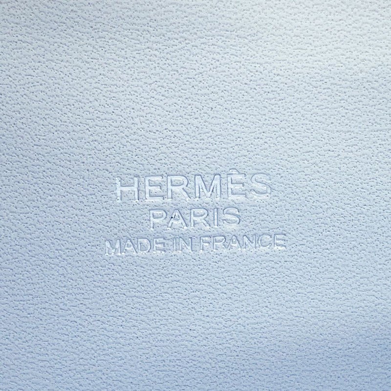 エルメス ハンドバッグ ボリード27 ブルーブリュム/シルバー金具 エプソン Y刻印 2wayショルダー