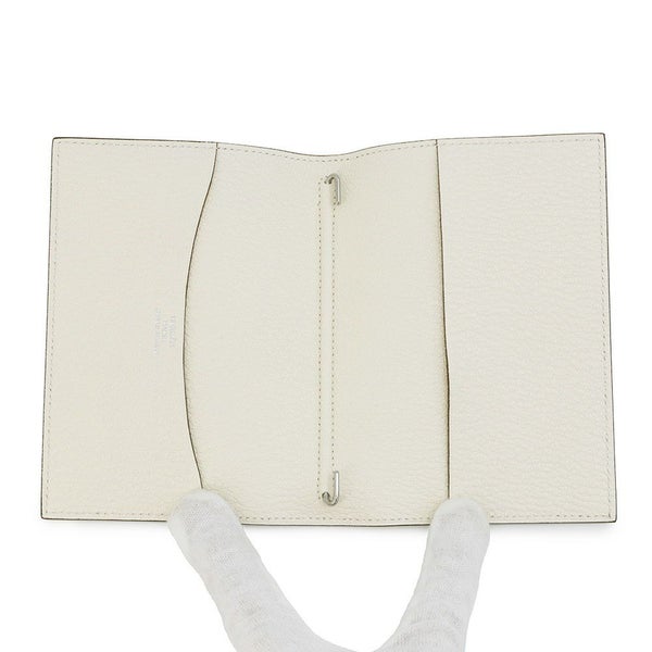 エルメス 手帳カバー アジェンダ PM ナタ/シルバー金具 シェブルミゾル K刻印 HERMES カバー