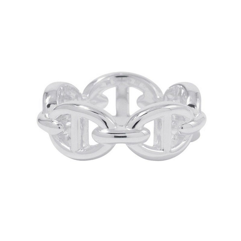 エルメス リング シェーヌダンクル アンシェネPM Enchainee SV925シルバー リングサイズ49 HERMES ジュエリー