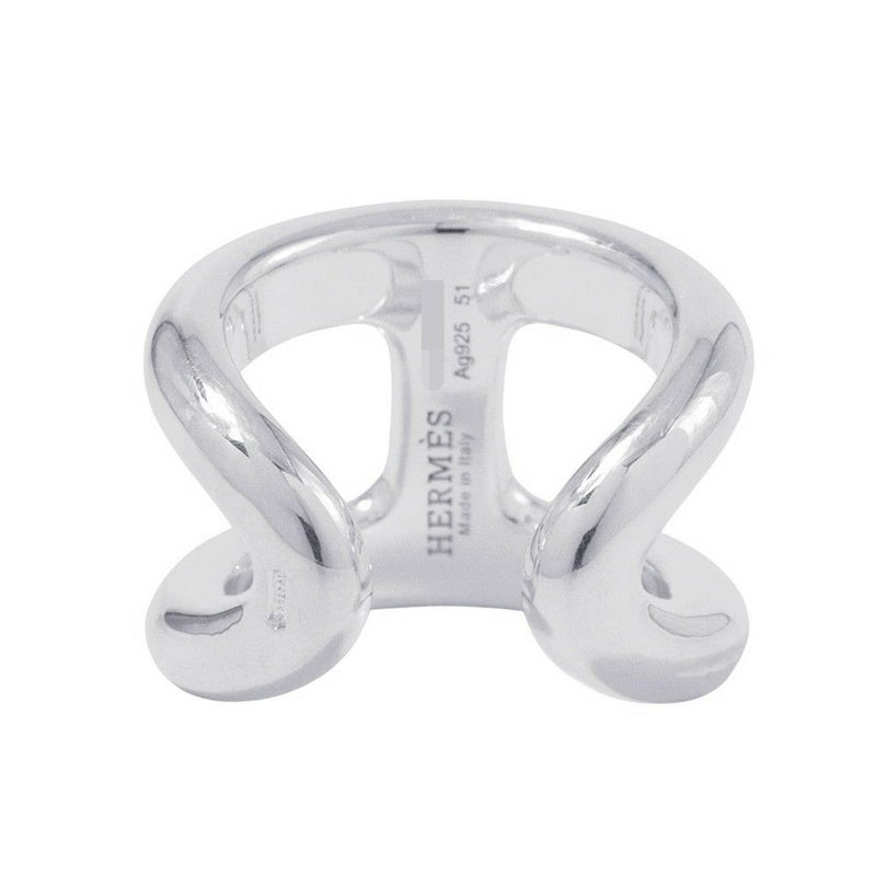エルメス リング オスモズGM Osmose SV925シルバー リングサイズ51 HERMES ジュエリー 指輪