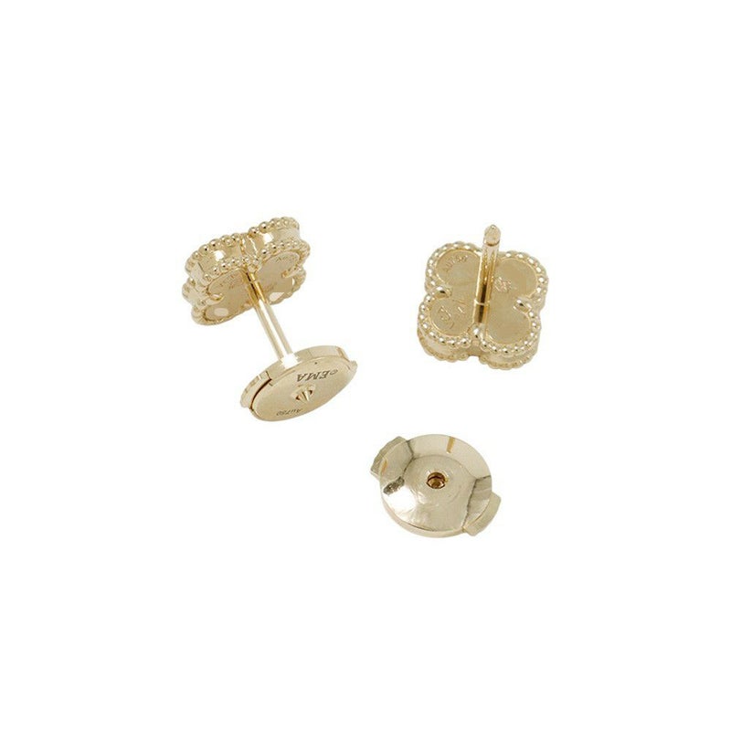 ヴァンクリーフ&アーペル ピアス スウィート アルハンブラ ピアス マザーオブパール K18YGイエローゴールド VCARA44800