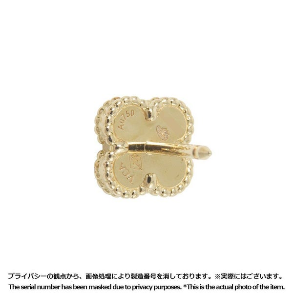 ヴァンクリーフ&アーペル ピアス スウィート アルハンブラ ピアス マザーオブパール K18YGイエローゴールド VCARA44800