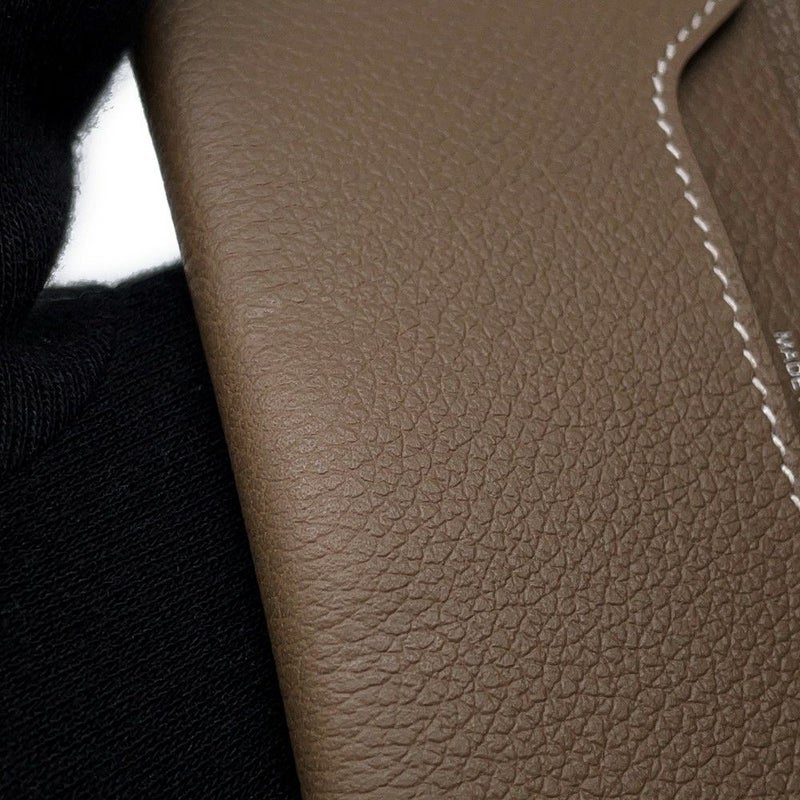 エルメス カードケース RMS エトゥープ/シルバー金具 エバーカラー K刻印 HERMES 名刺入れ