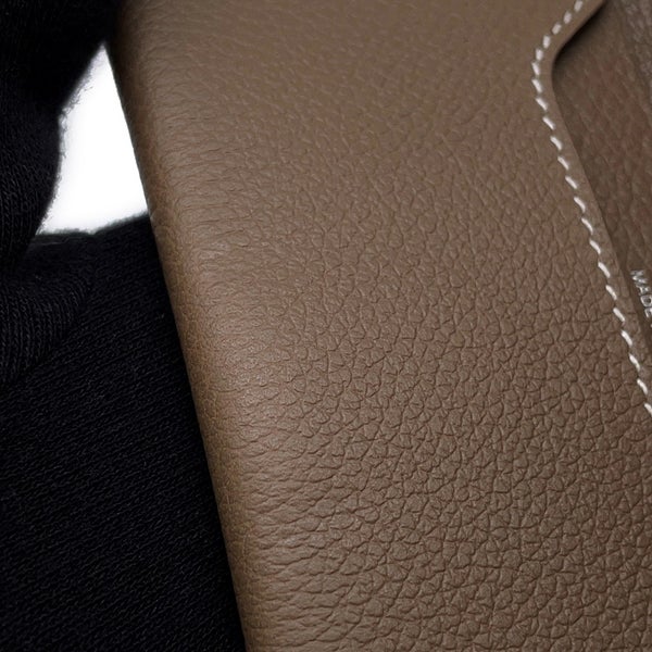 エルメス カードケース RMS エトゥープ/シルバー金具 エバーカラー K刻印 HERMES 名刺入れ