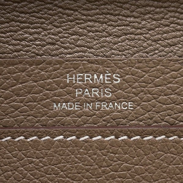 エルメス カードケース RMS エトゥープ/シルバー金具 エバーカラー K刻印 HERMES 名刺入れ