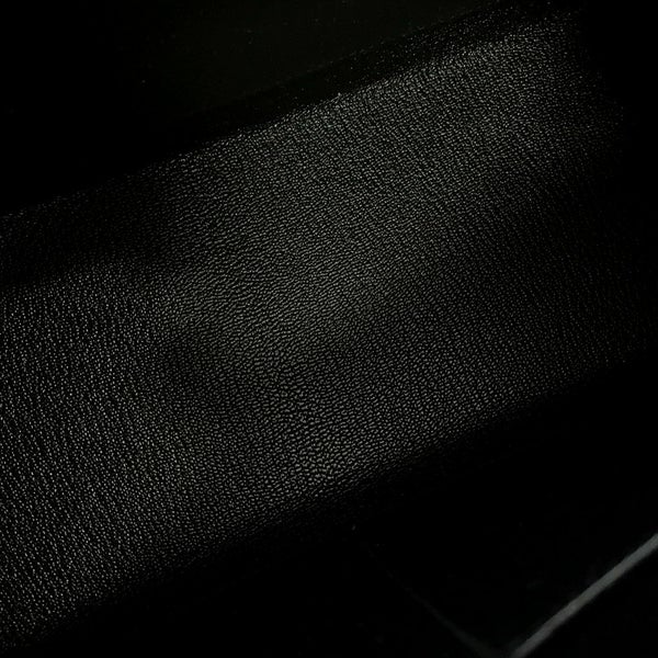 エルメス ハンドバッグ ケリー28 外縫い ブラック/ゴールド金具 エプソン T刻印 2wayショルダー 黒