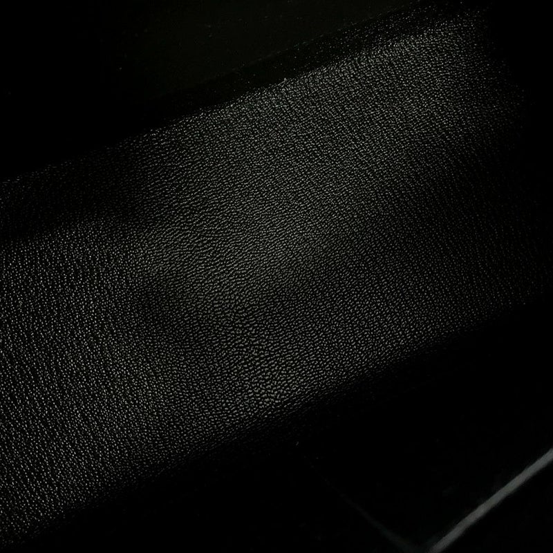 エルメス ハンドバッグ ケリー28 外縫い ブラック/ゴールド金具 エプソン T刻印 2wayショルダー 黒