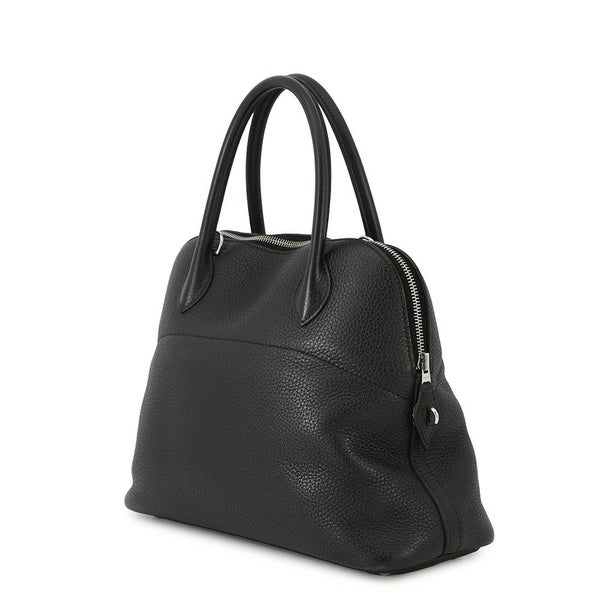 エルメス ハンドバッグ ボリード31 ブラック/シルバー金具 トリヨンクレマンス D刻印 2wayショルダー 黒