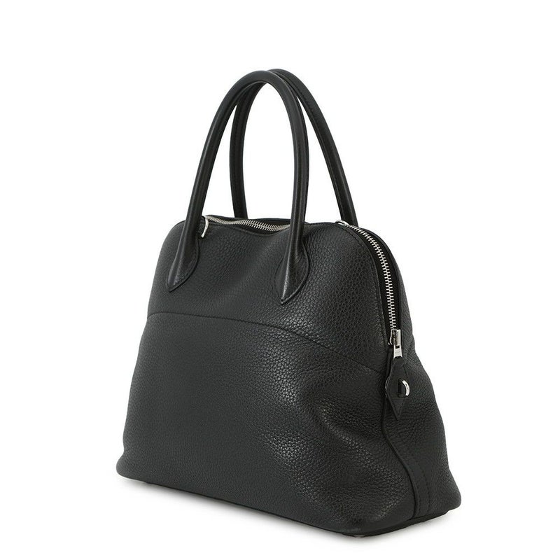 エルメス ハンドバッグ ボリード31 ブラック/シルバー金具 トリヨンクレマンス D刻印 2wayショルダー 黒