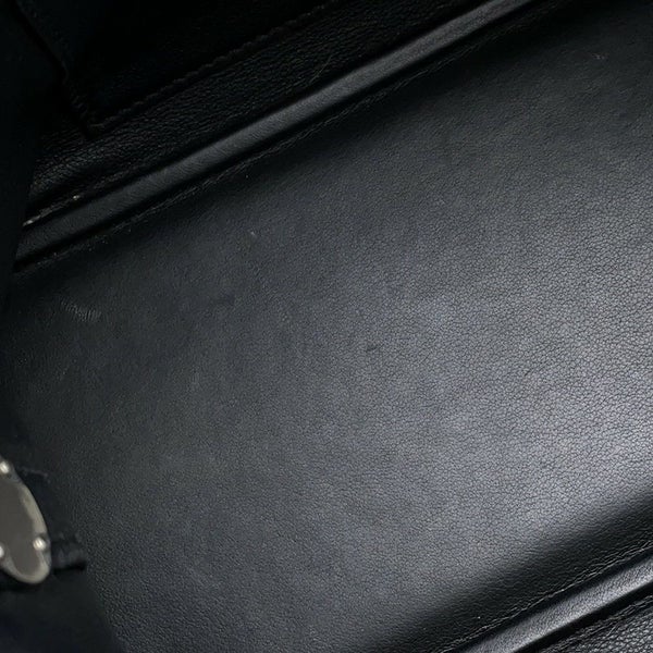エルメス ハンドバッグ ボリード31 ブラック/シルバー金具 トリヨンクレマンス D刻印 2wayショルダー 黒