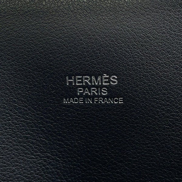 エルメス ハンドバッグ ボリード31 ブラック/シルバー金具 トリヨンクレマンス D刻印 2wayショルダー 黒